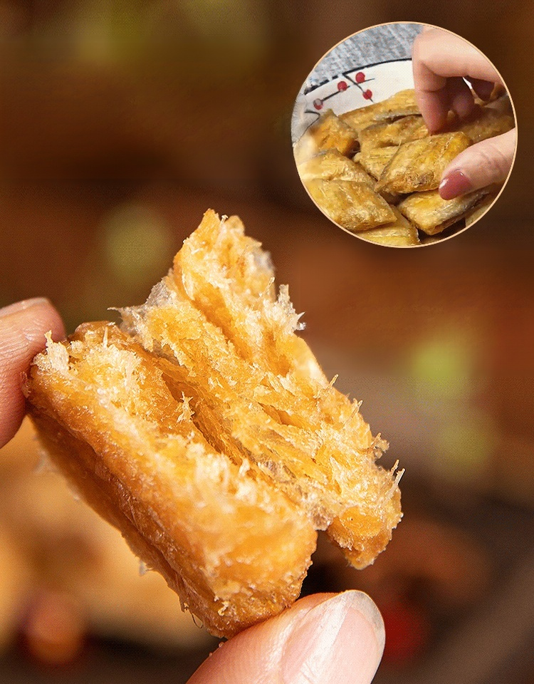 바삭바삭한 말린 갈치 간식