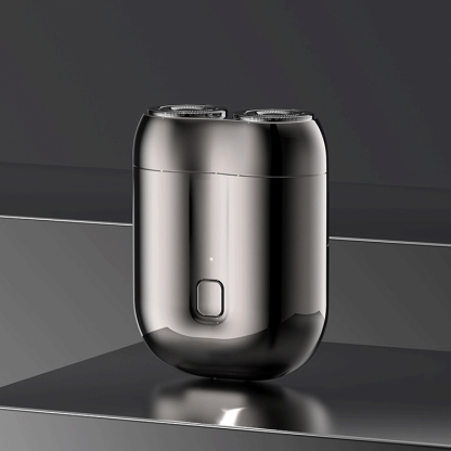 【MINI 듀얼 헤드 전기 면도기】작지만 강력한 성능, 고속 브러시리스 모터로 3초 만에 신속한 면도