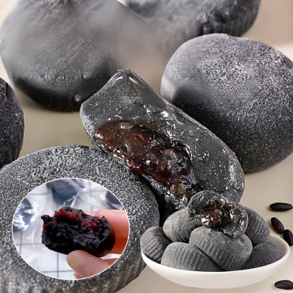 무설탕 블랙 오디 떡