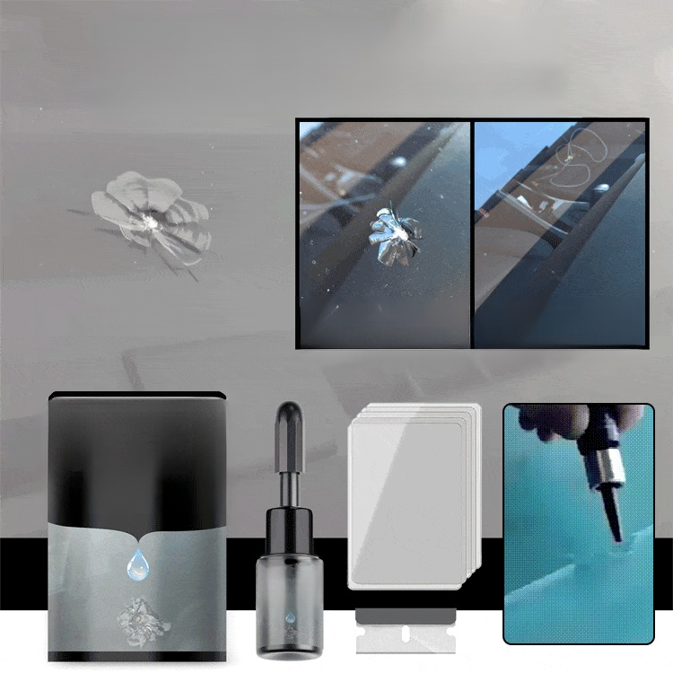 유리 크랙 복구 세트