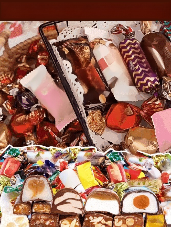 러시아 풍미 혼합 초콜릿 캔디