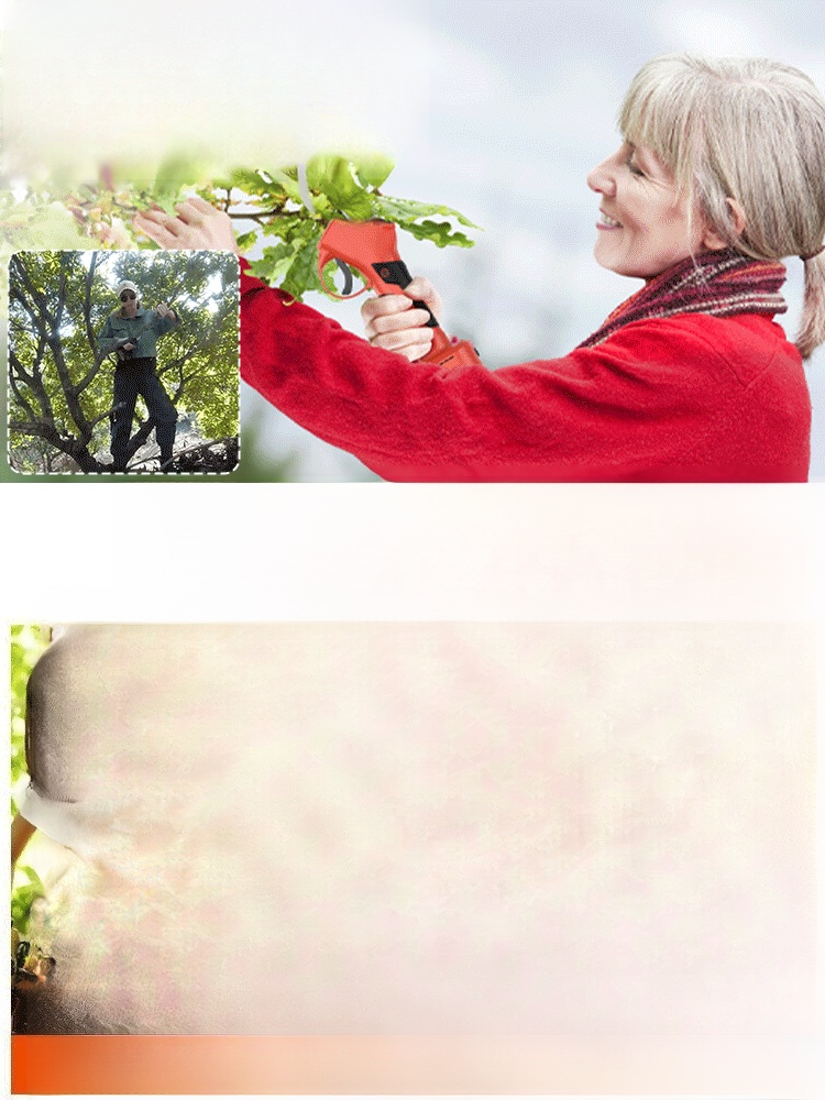 【날카롭고 내구성】초경량 브러시리스 리튬 전지 가위