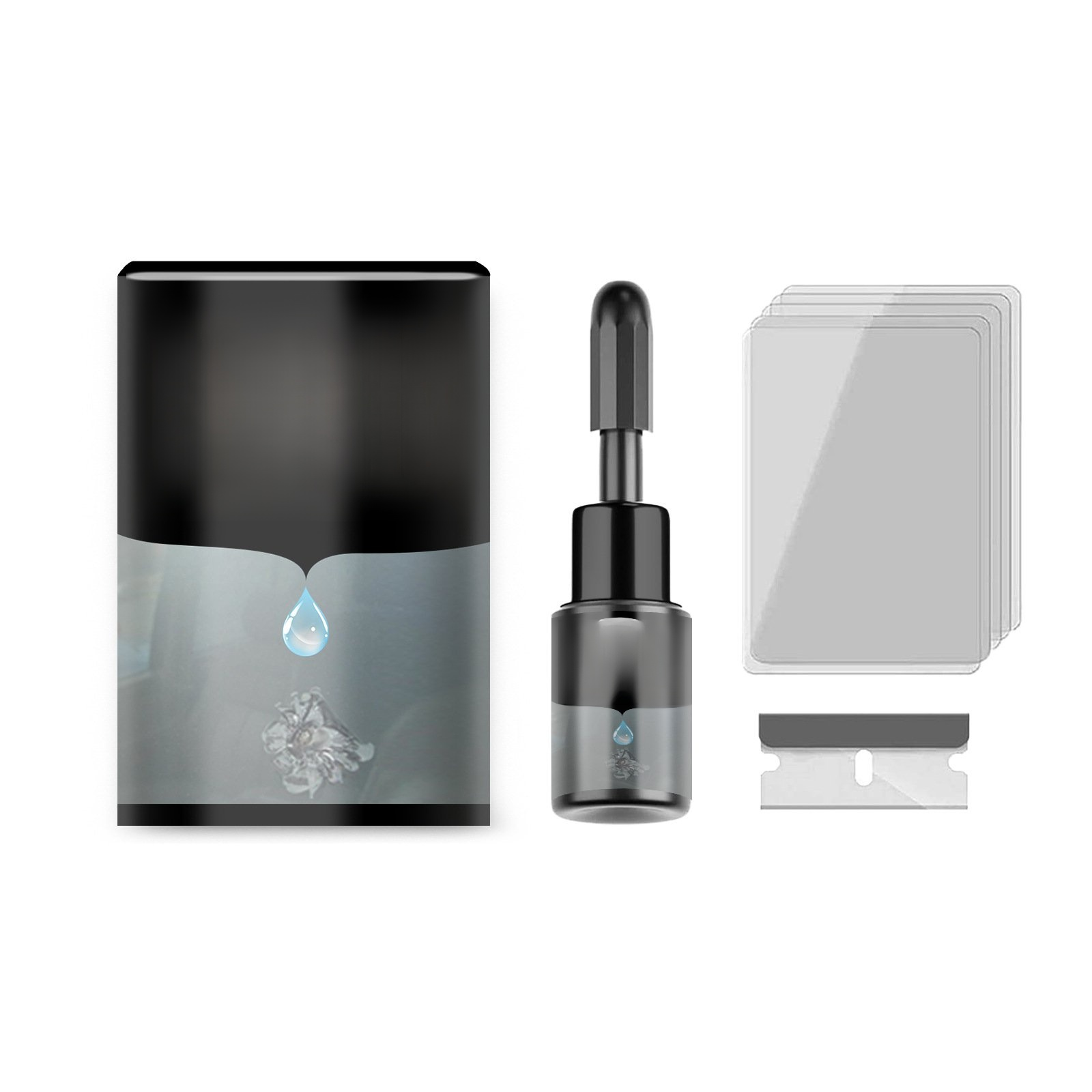 유리 크랙 복구 세트