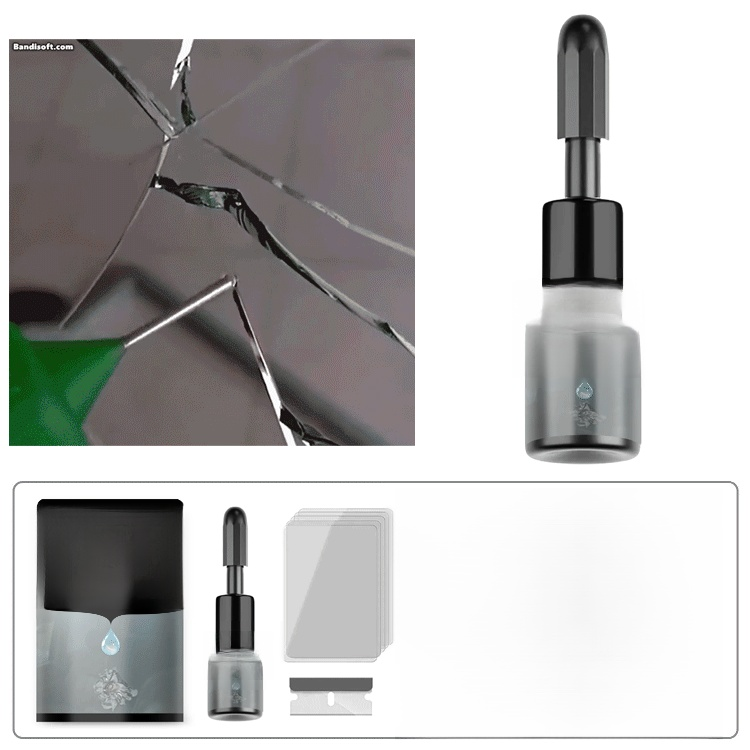 유리 크랙 복구 세트