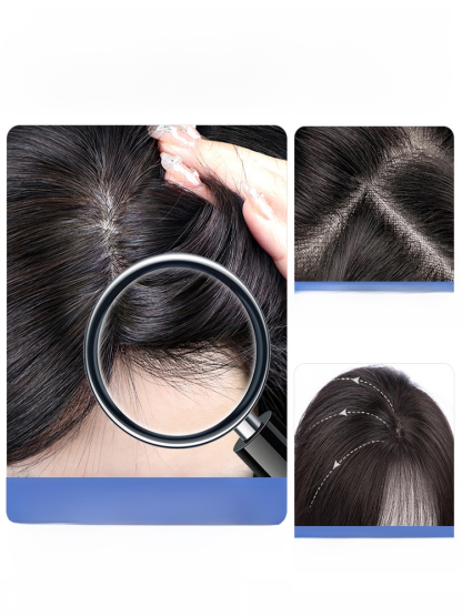 흰머리 커버+머리숱 증가 내추럴 가발