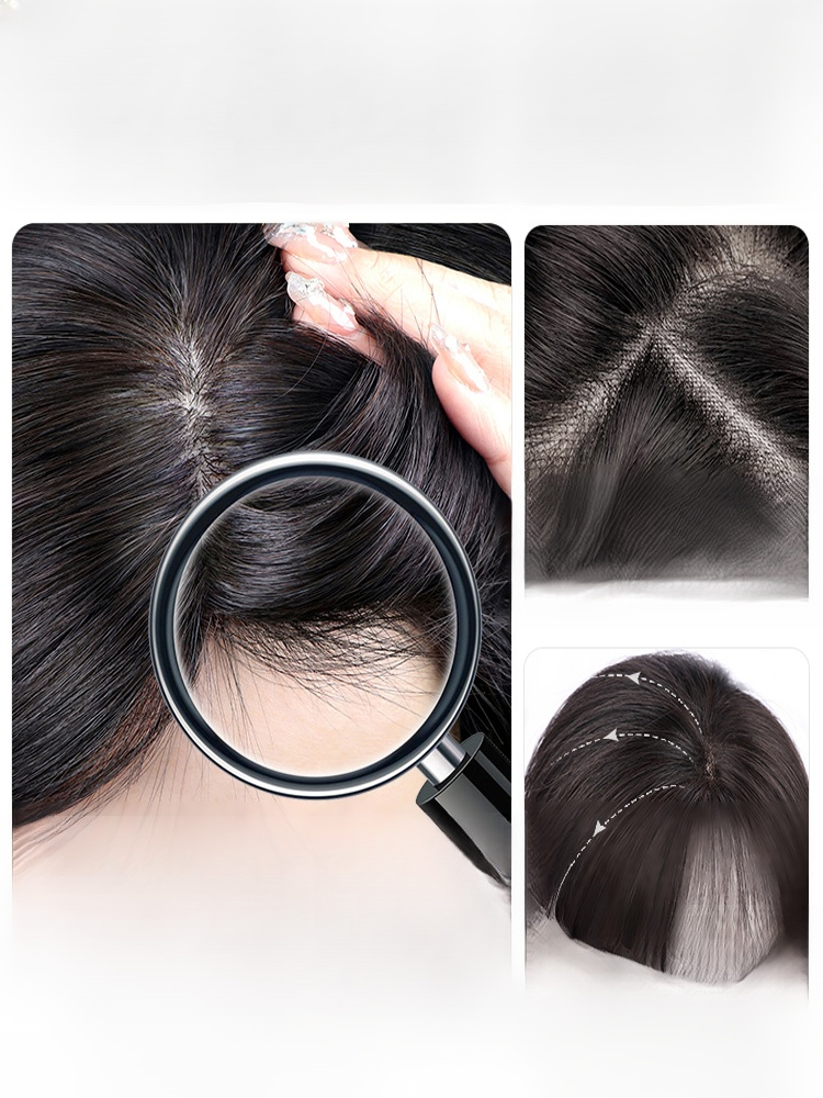 【오늘 한정, 1+1 행사】흰머리 커버+머리숱 증가 내추럴 가발