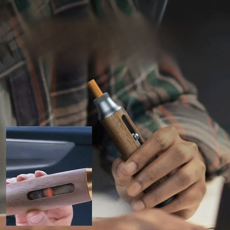 [담뱃재 떨 필요 없는] 휴대용 재떨이