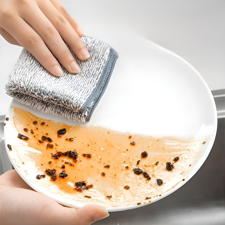 [강한 세정력] 양면 은사 대나무 숯 걸레