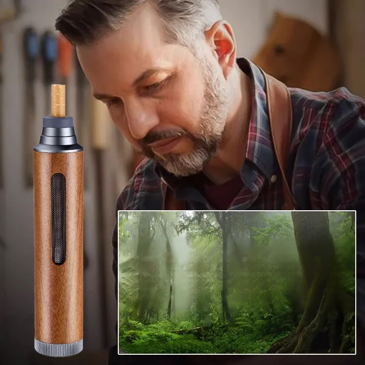 [담뱃재 떨 필요 없는] 휴대용 재떨이