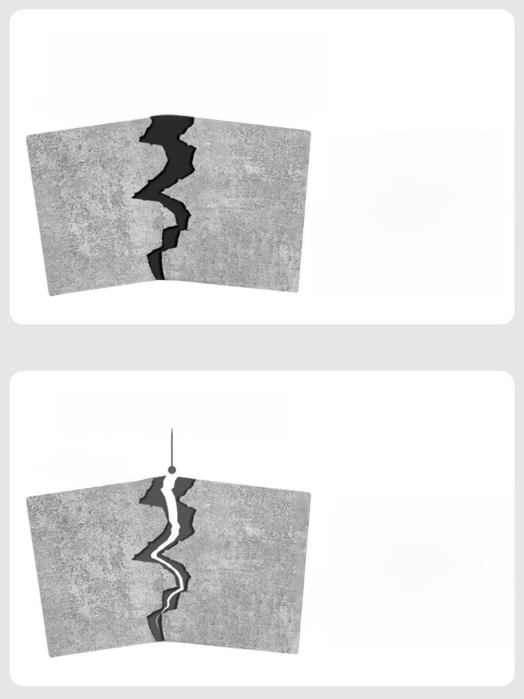  【균열 해결사】10초 만에 간편 복구, 한 번의 복구로 10년 안심