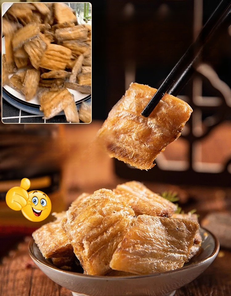 바삭바삭한 말린 갈치 간식