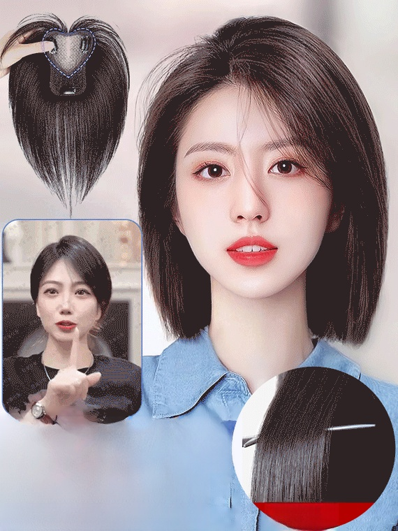 흰머리 커버+머리숱 증가 내추럴 가발