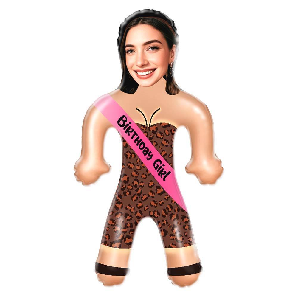 Birthday Girl Air Minime Doll Custom Face Blow Up Birthday Dolls For Her