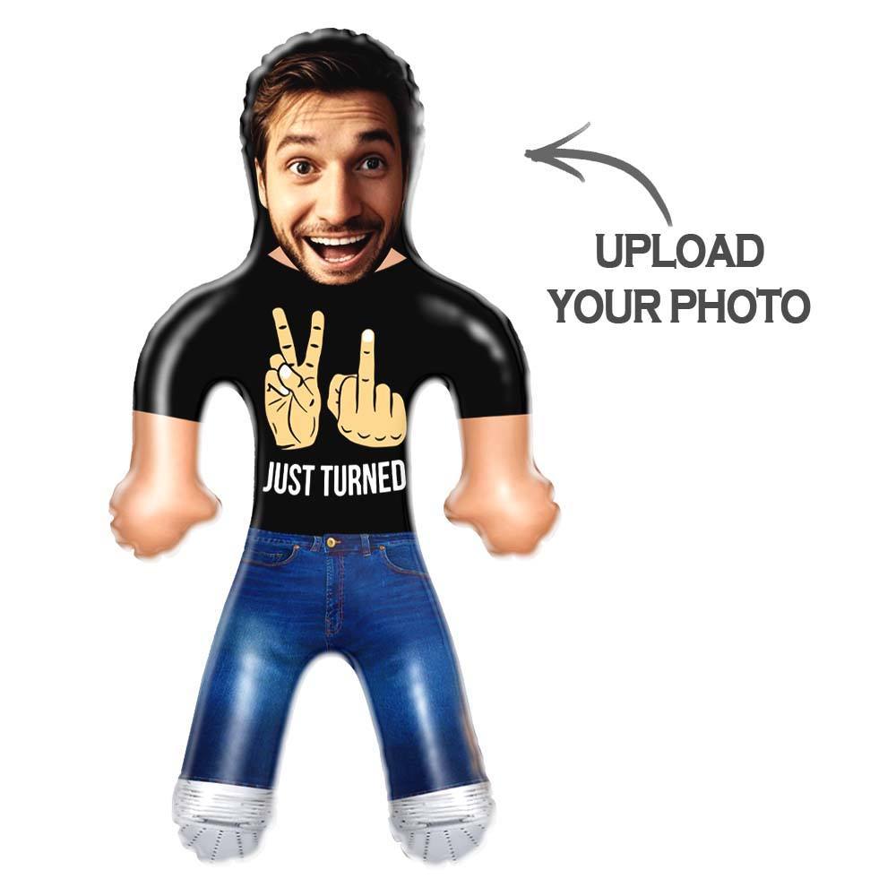 Funny 21st Birthday Gift Custom Air Minime Blow Up Dolls - JUST TURNED