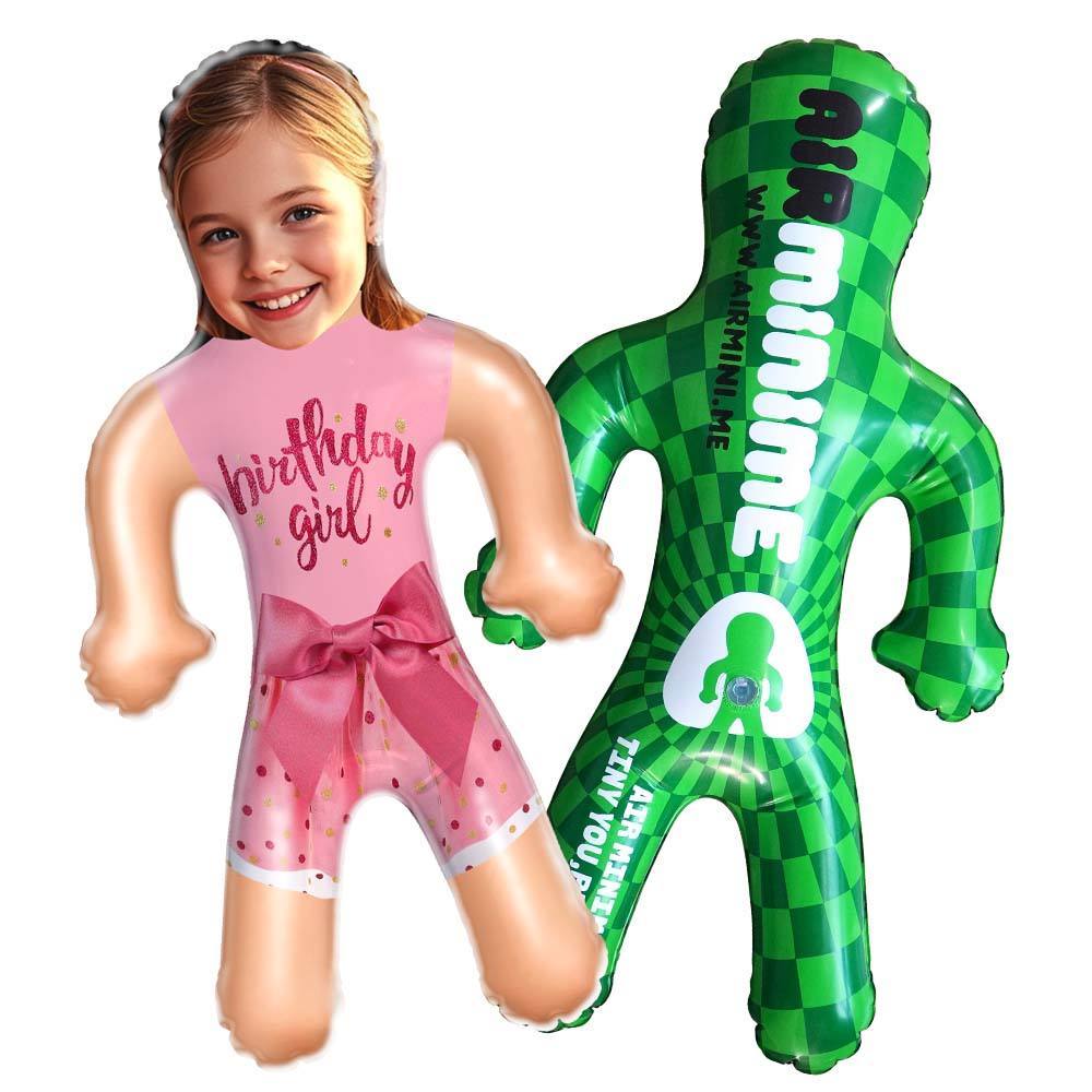 Custom Air Minime Little Birthday Girl Blow Up Dolls Inflatable Birthday Gift For Her