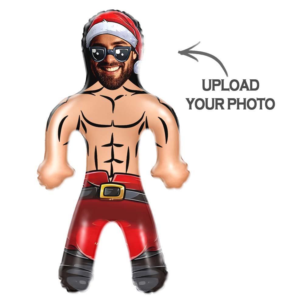 Custom Blow Up Doll Inflatable Christmas Doll Personalized Face Air Minime Doll  - Muscular Man