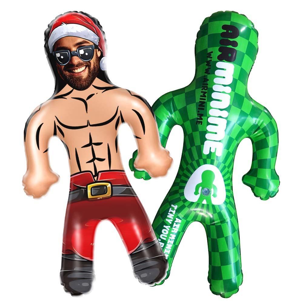 Custom Blow Up Doll Inflatable Christmas Doll Personalized Face Air Minime Doll  - Muscular Man
