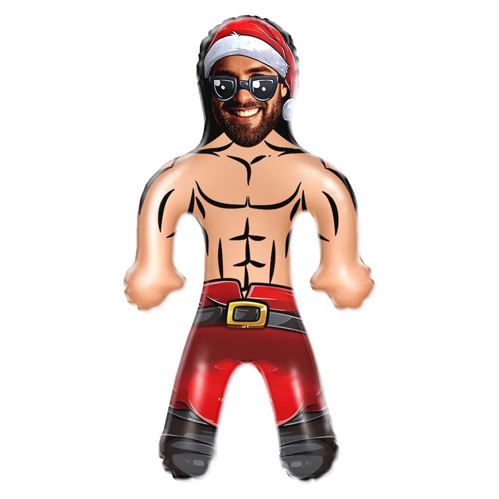 Custom Blow Up Doll Inflatable Christmas Doll Personalized Face Air Minime Doll  - Muscular Man