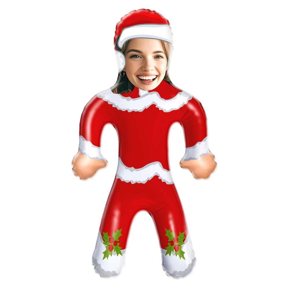 Custom Christmas Skirt Blow Up Doll Custom Face Air Minime Doll Funny Inflatable Doll Christmas Gift