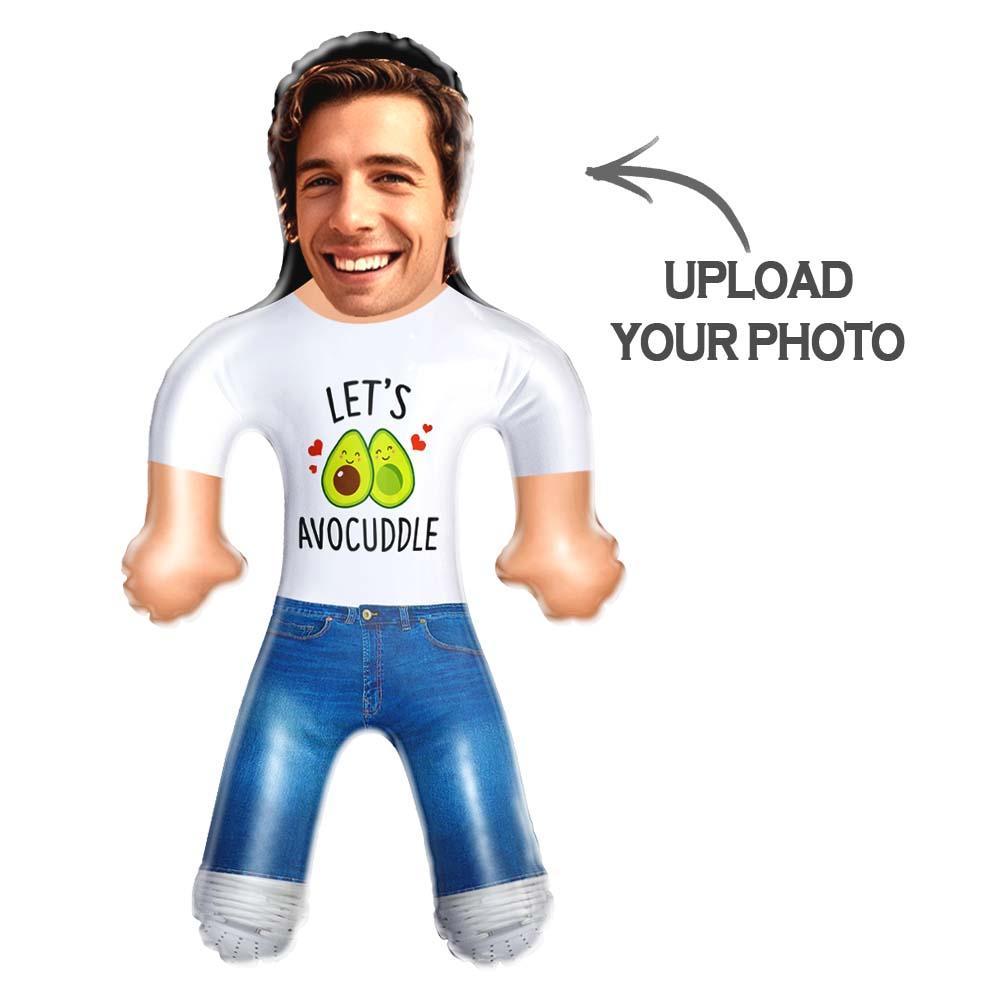Custom Funny Blow Up Doll Inflatable Air Minime Gift - Let's Avocuddle