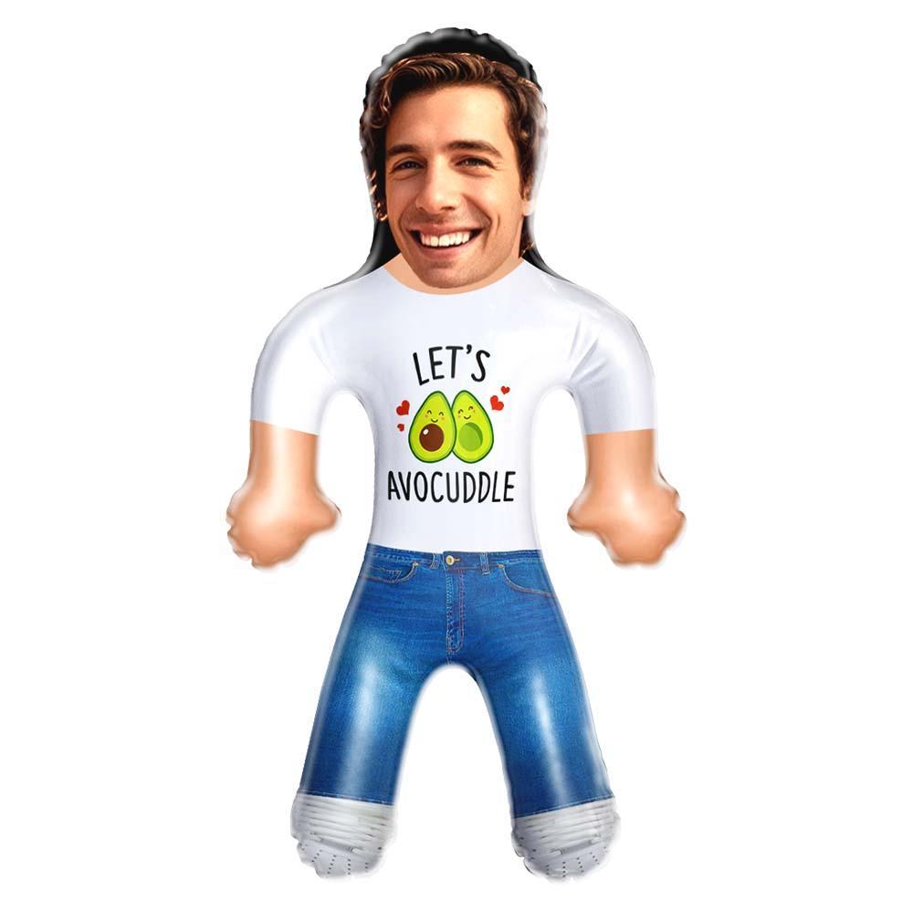 Custom Funny Blow Up Doll Inflatable Air Minime Gift - Let's Avocuddle