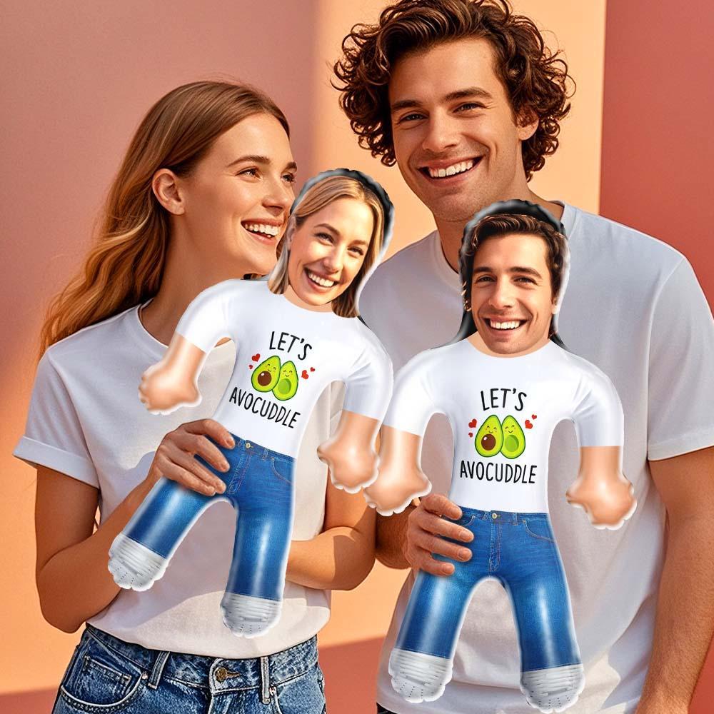 Custom Funny Blow Up Doll Inflatable Air Minime Gift - Let's Avocuddle