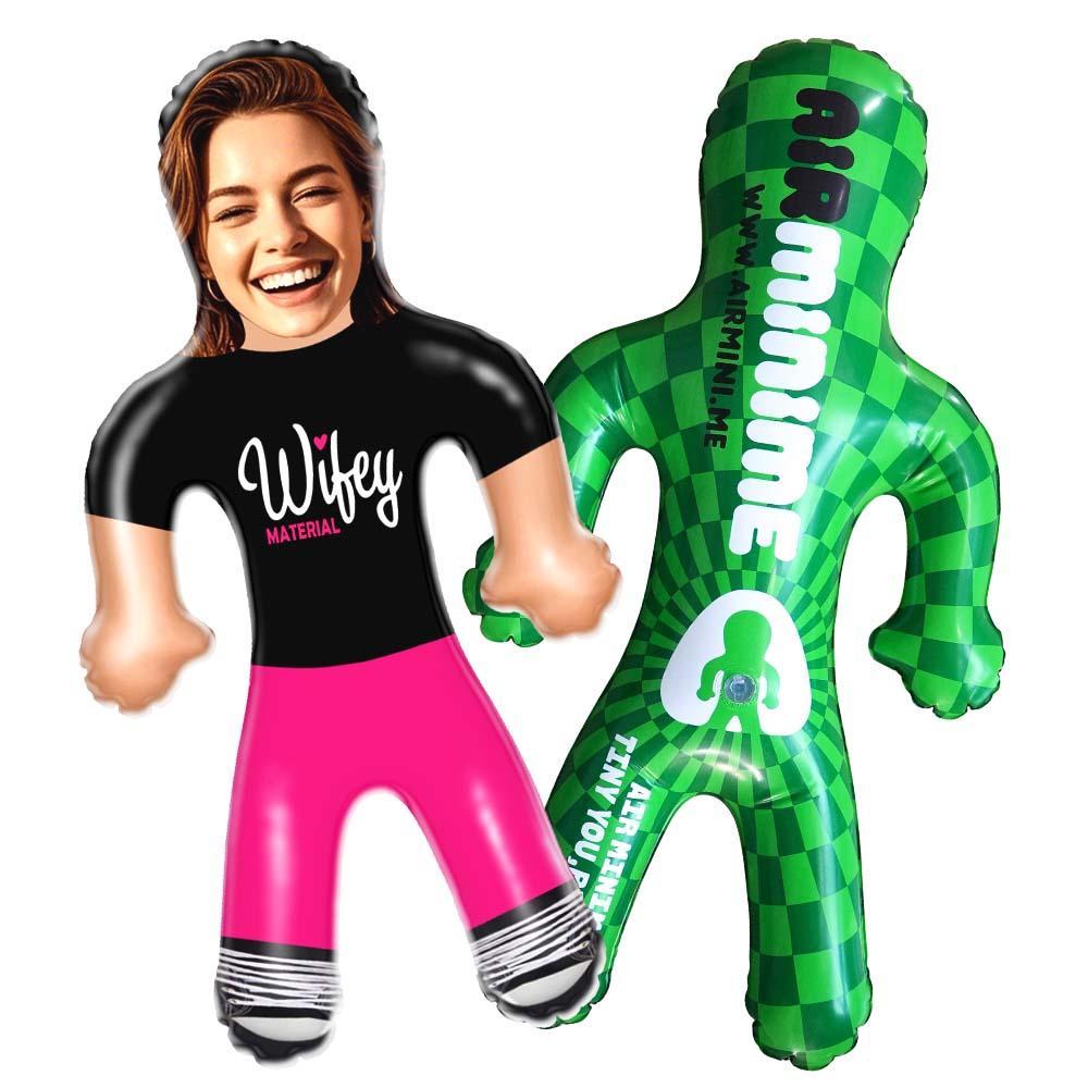 Custom Inflatable Air Minime Doll  Face Blow Up Doll Gift for Couple - Wifey Material