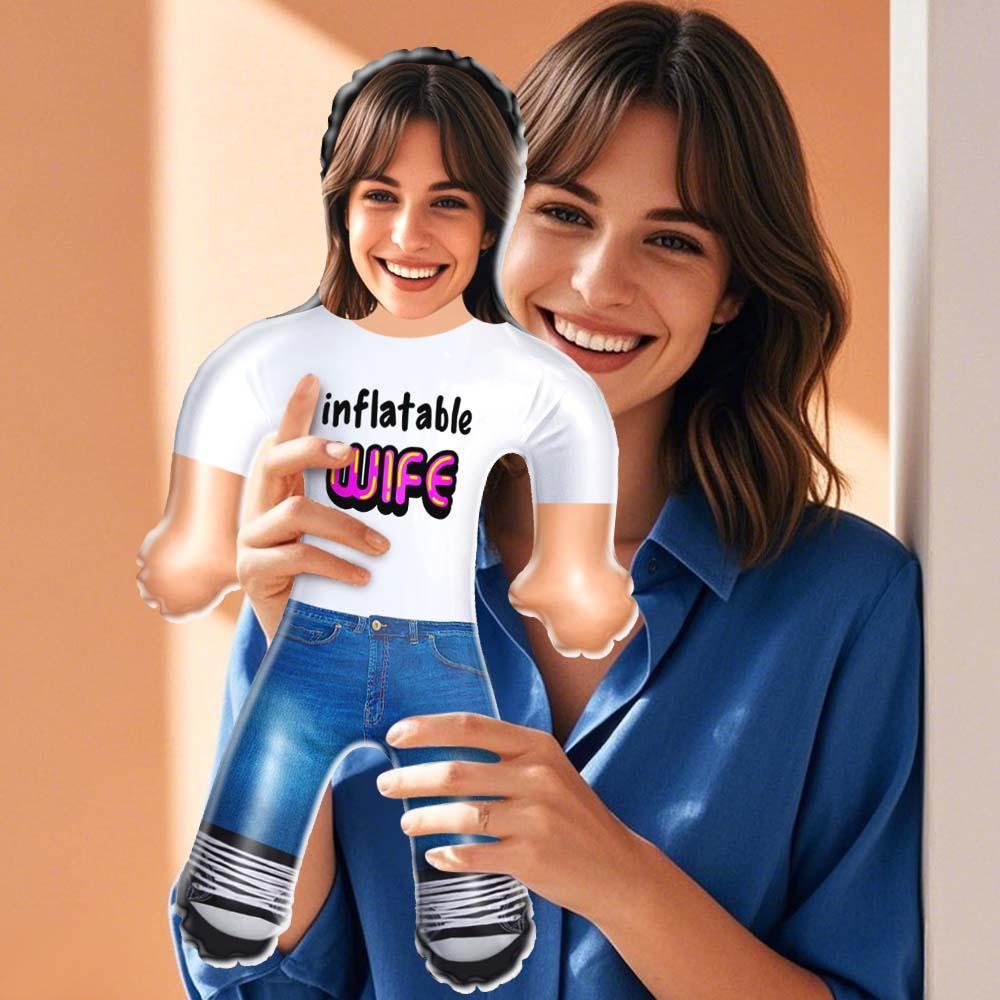 Custom Face Blow Up Doll Inflatable Air Minime Doll Gift For Him  - Inflatable Wife