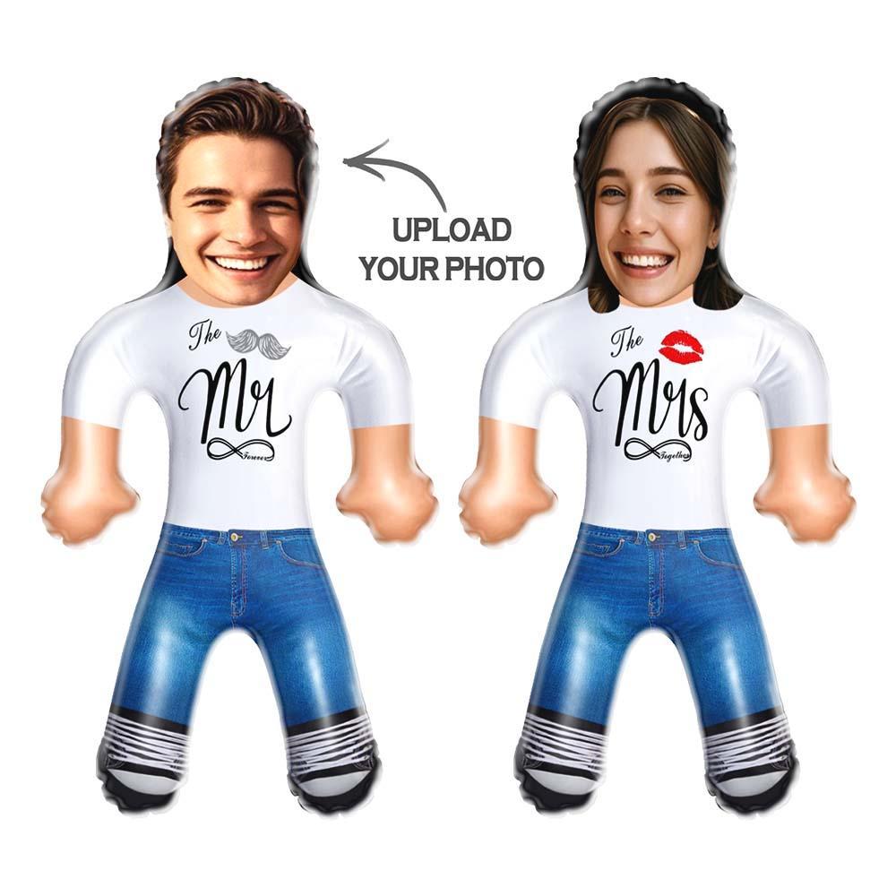 Custom Blow Up Doll Inflatable Air Minime Doll Custom Photo Valentine's Day Gift - Forever Love