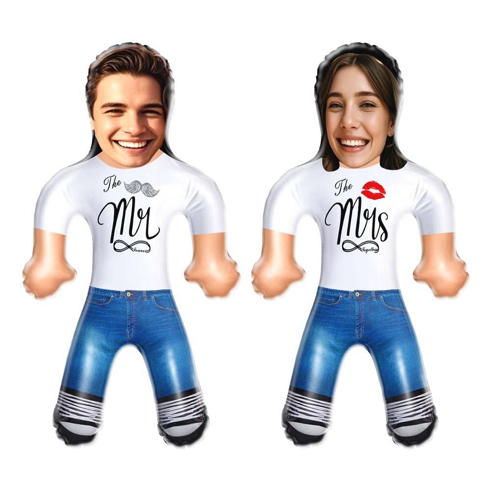 Custom Blow Up Doll Inflatable Air Minime Doll Custom Photo Valentine's Day Gift - Forever Love