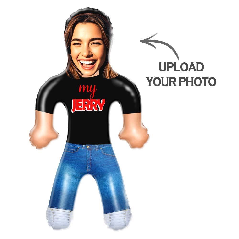 Custom Text & Face Blow Up Doll Inflatable Air Minime Gift Funny Blow Up Doll Gift