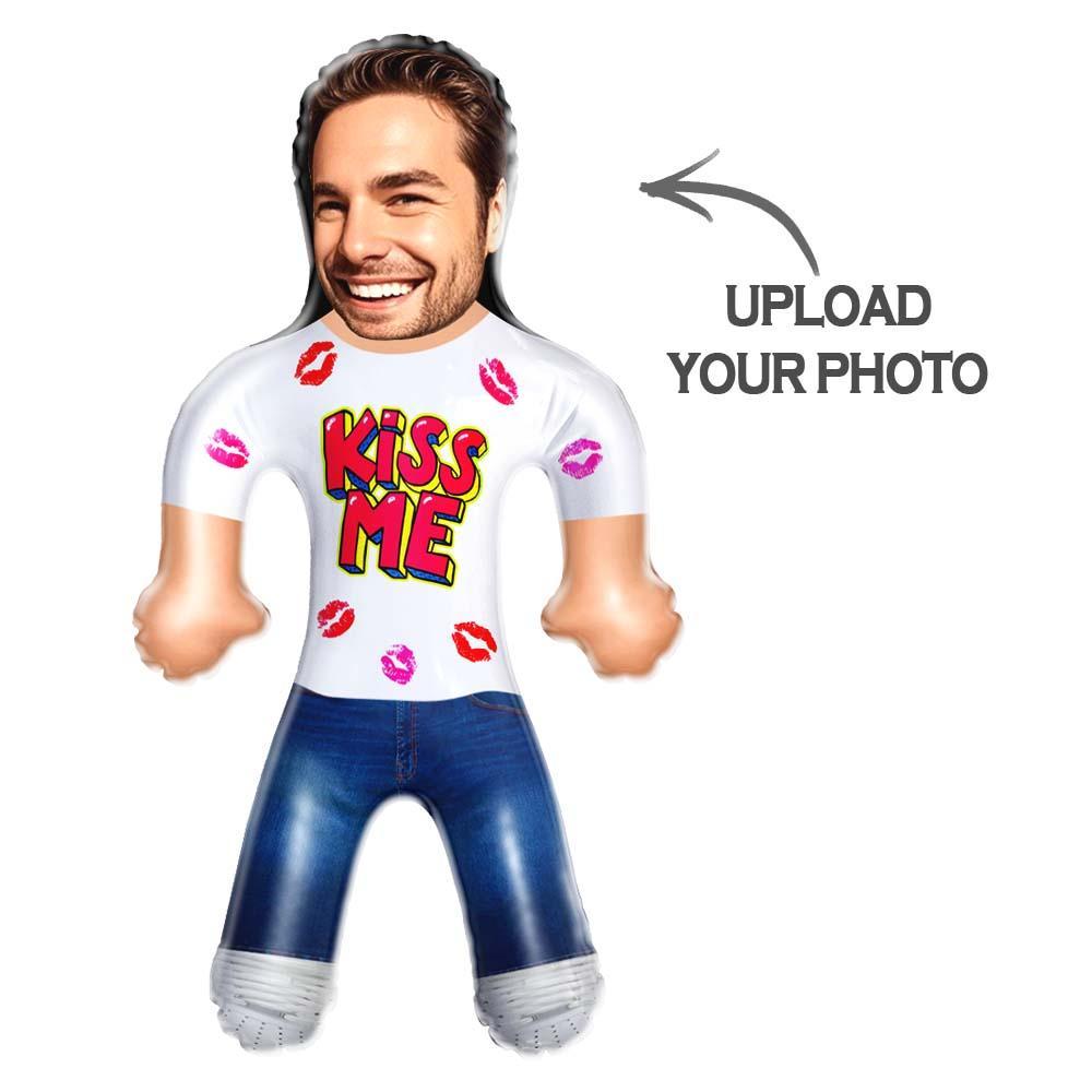 Custom Couple Blow Up Doll Custom Face Inflatable Air Minime Gift - Kiss Me