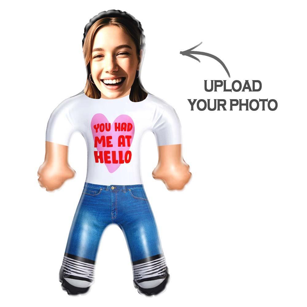Custom Couple Doll Face Blow Up Doll Valentine's Day - You Had Me At Hello