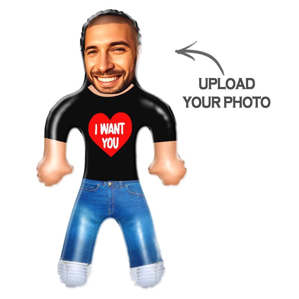 Custom Inflatable Air Minime Doll Couple Doll Gift Valentine's Day - I Want You