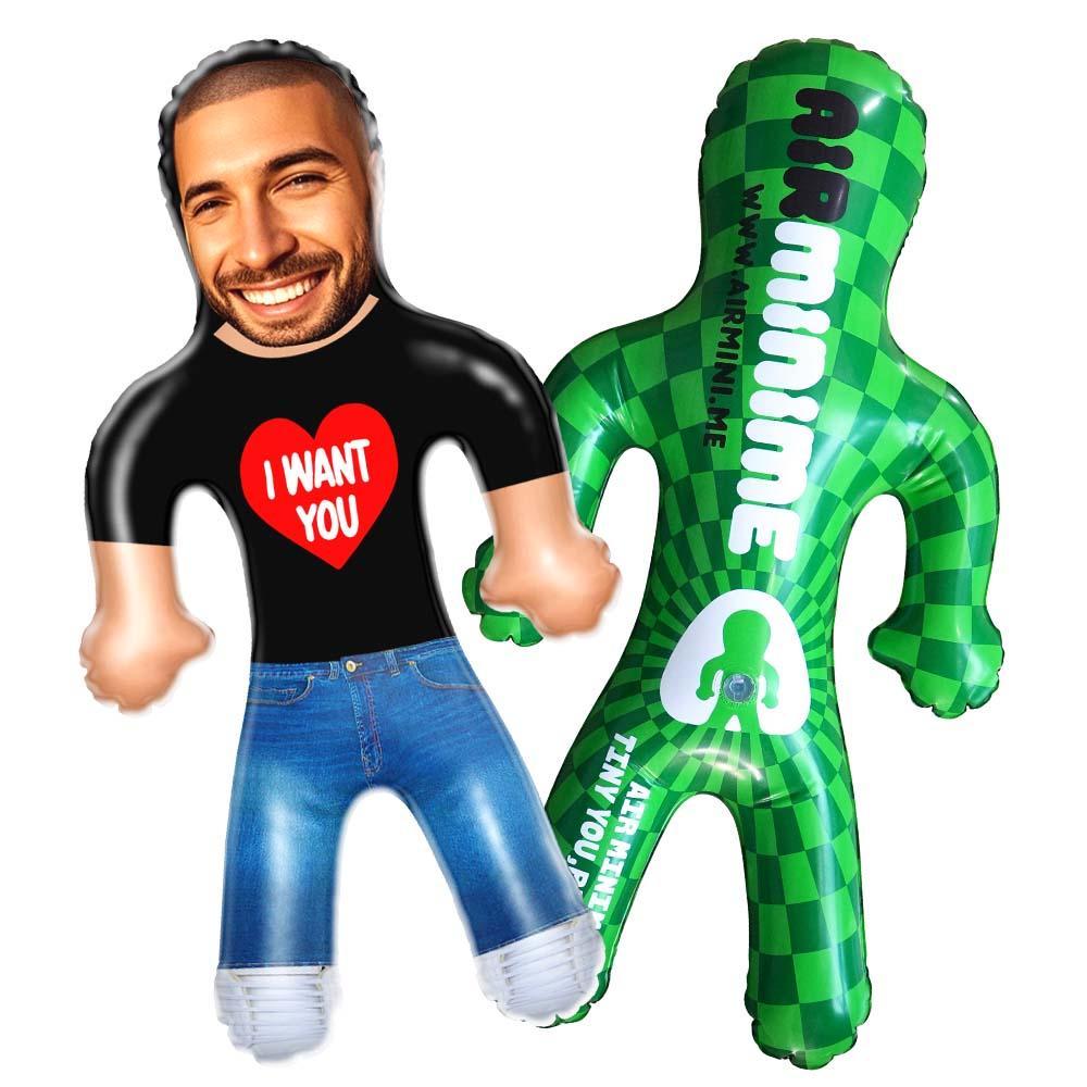 Custom Inflatable Air Minime Doll Couple Doll Gift Valentine's Day - I Want You