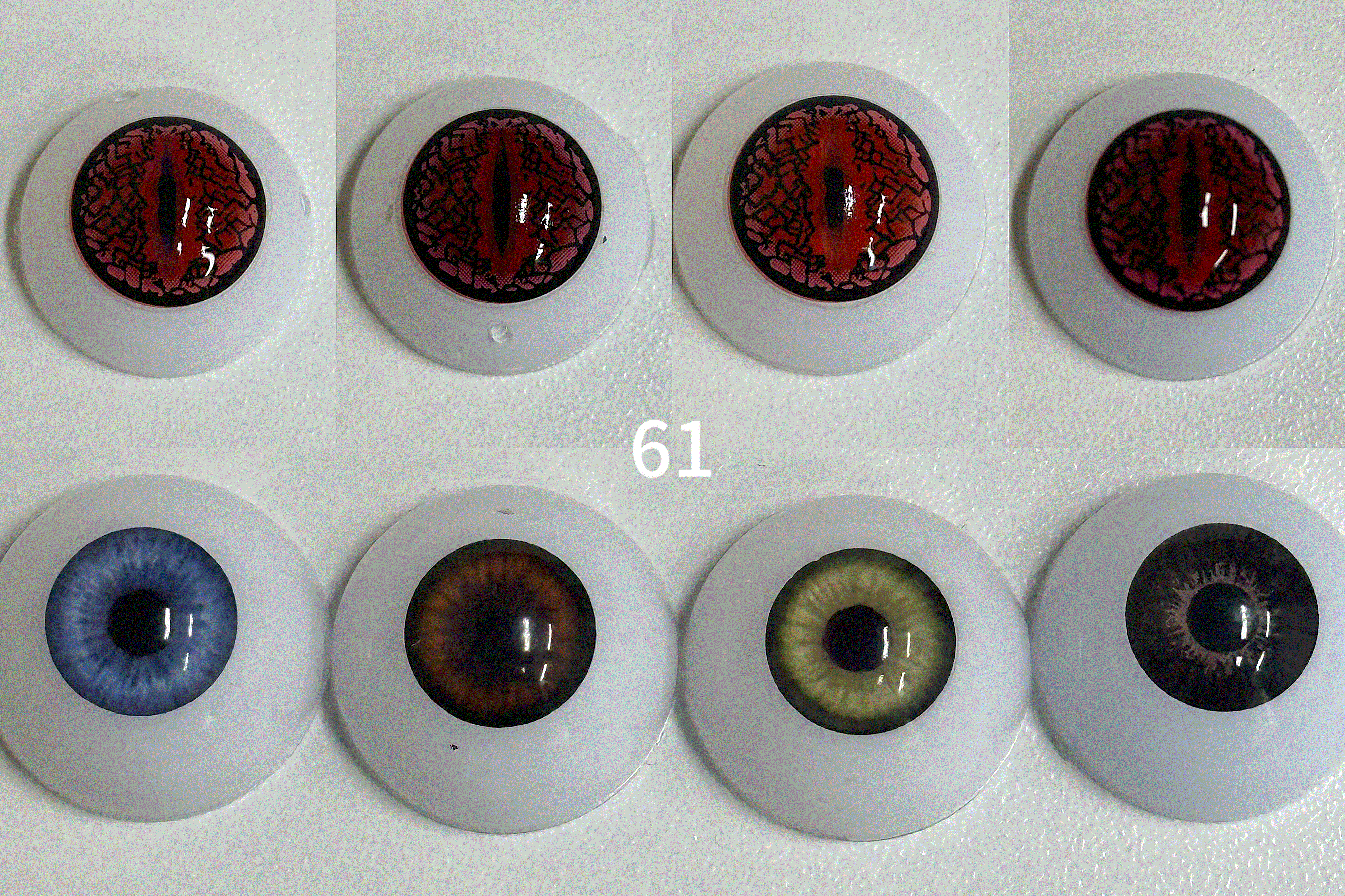 【Halloween&Cosplay】Lizard Eye Red（61）