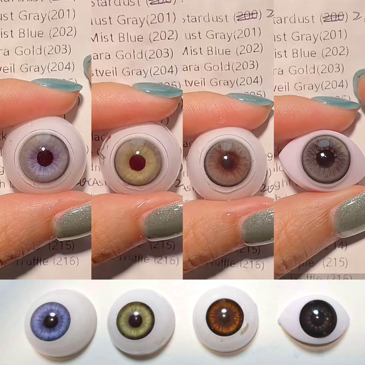 1-Day Frostveil Gray(204) R6182-5 10 PCS/Box [Prescription]