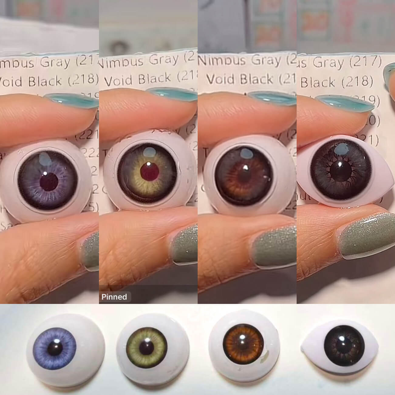 1-Day Void Black (218) EEXD-15 10 PCS/Box [Prescription]