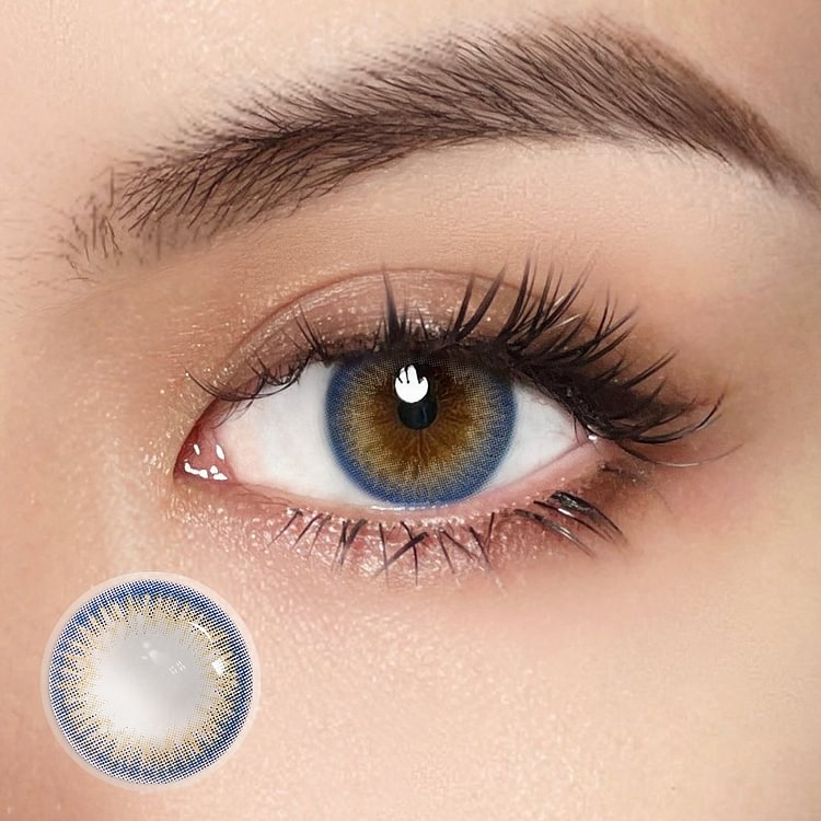 Rainbow Iris Blue | 1 Year【Prescription】