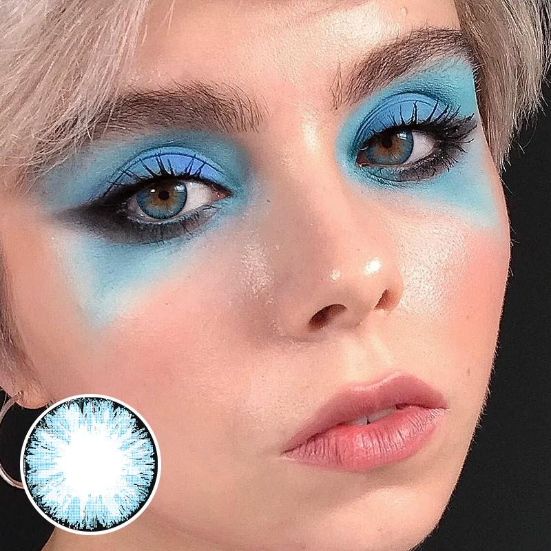 Glitter(Big Eye) Blue | 1 Year [Prescription]