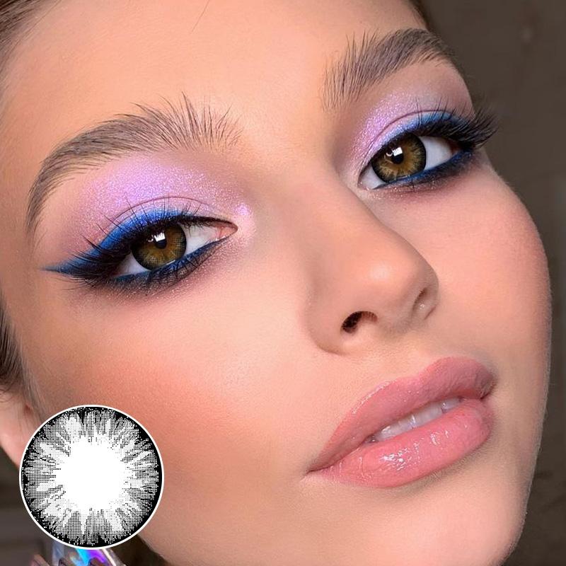 Glitter(Big Eye) Black | 1 Year [Prescription]