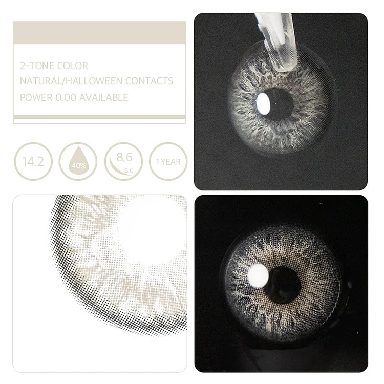 Rococo Courtship Grey | 1 Year