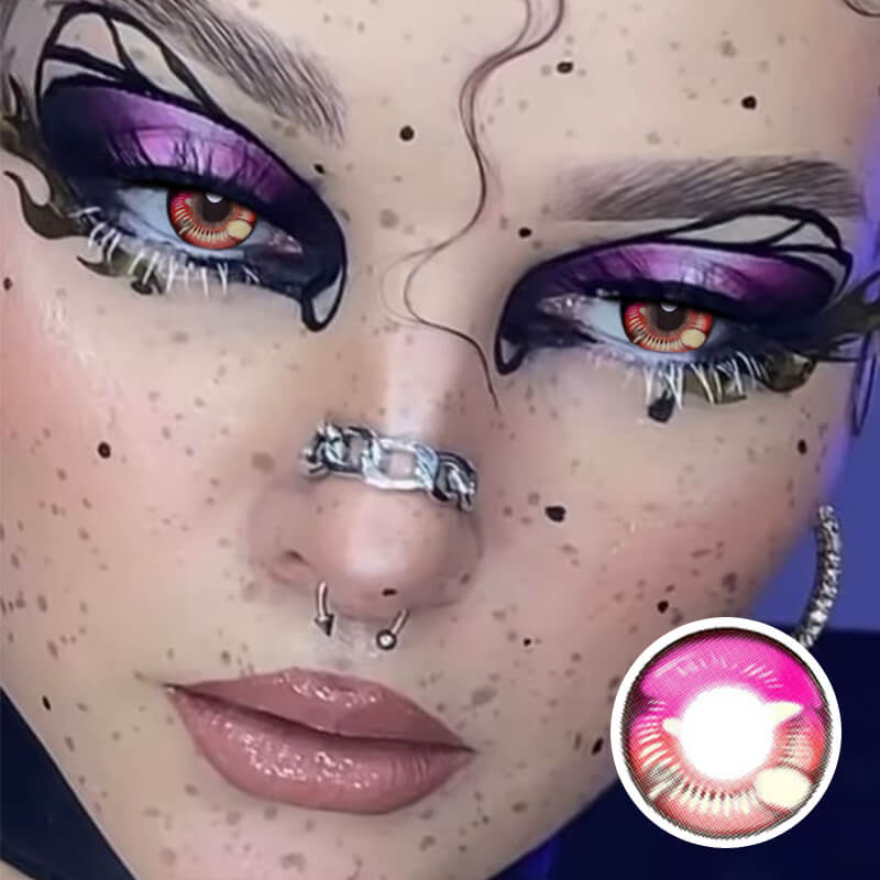 【Halloween&Cosplay】Anime Purple Red