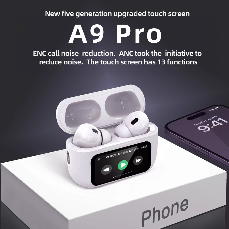 Atiross™ Noise Cancelling Bluetooth Earbuds With Display