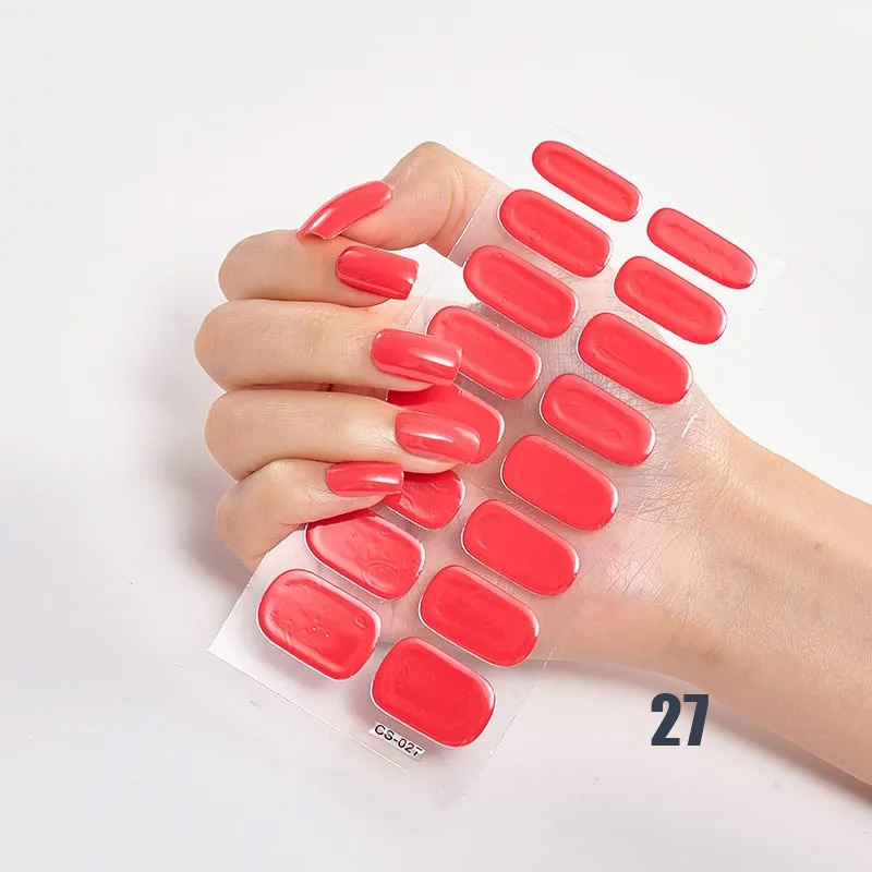 Aitoross™ Semicured UV Gel Nail Stickers Kit