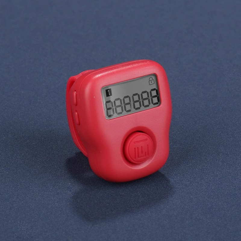 Press-to-Count Rechargeable Finger Ring Counter