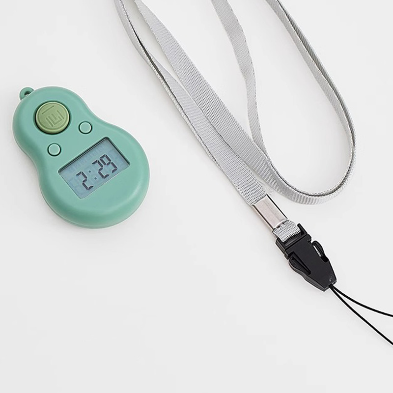 Rechargeable Neck-Hanging Tally Counter with Button Press