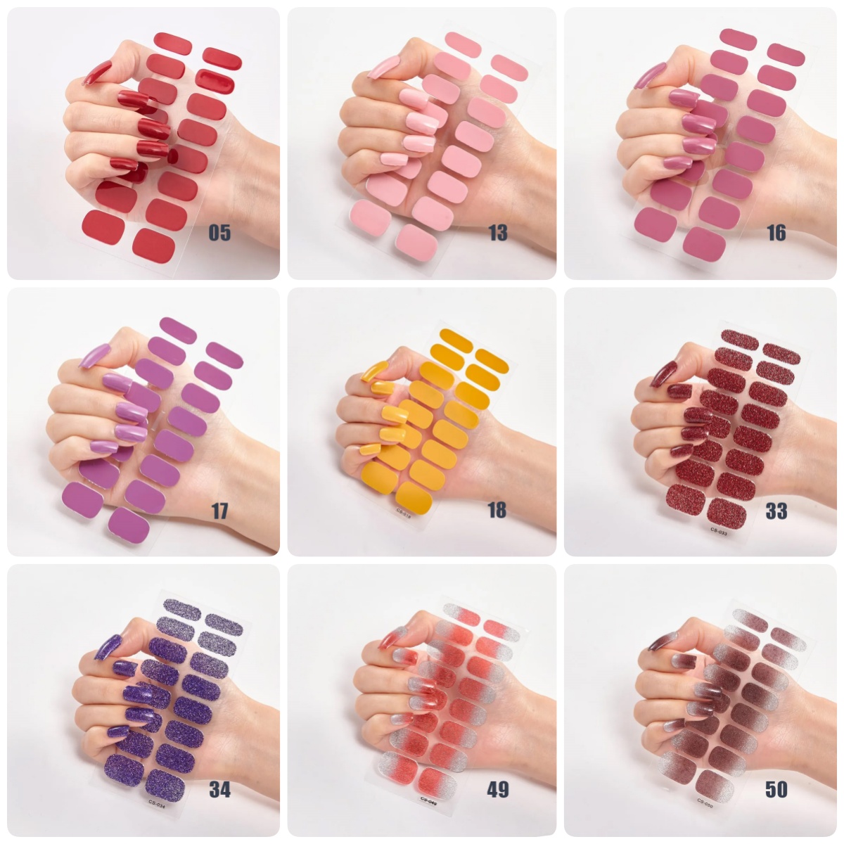 Aitoross™ Semicured UV Gel Nail Stickers Kit