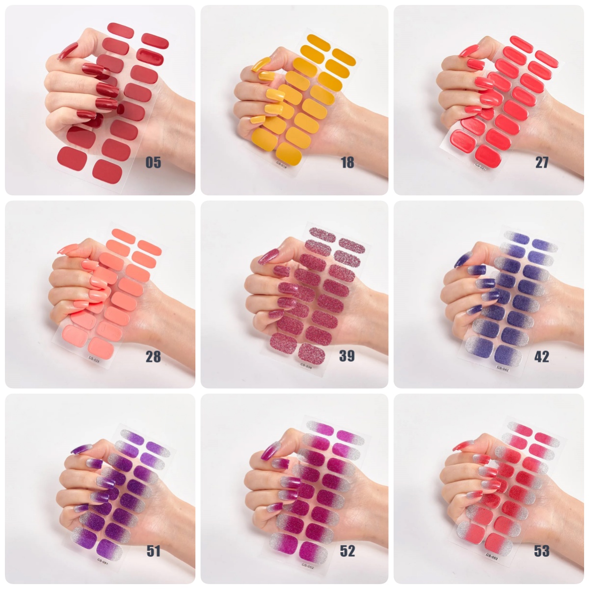 Aitoross™ Semicured UV Gel Nail Stickers Kit