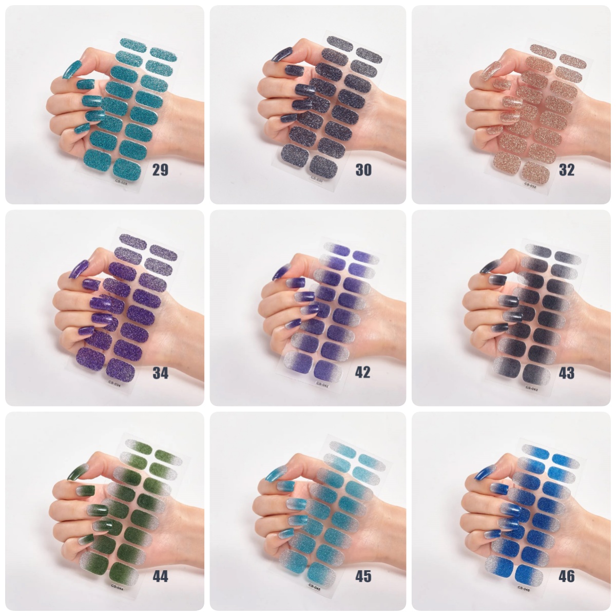 Aitoross™ Semicured UV Gel Nail Stickers Kit